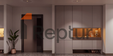 Residence in Atasehir district with view of Financial Center and Princes' Islands on Asian side of Istanbul