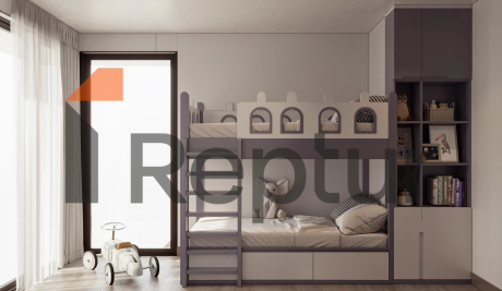 Residence in Atasehir district with view of Financial Center and Princes' Islands on Asian side of Istanbul