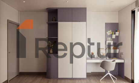 Residence in Atasehir district with view of Financial Center and Princes' Islands on Asian side of Istanbul