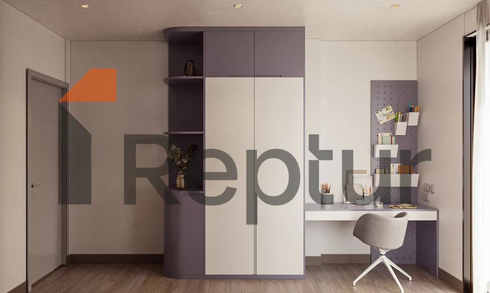 Residence in Atasehir district with view of Financial Center and Princes' Islands on Asian side of Istanbul