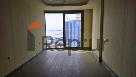 Luxury 3+1 apartment in a modern complex with panoramic views of the Marmara Sea and green areas in the historical center of Istanbul