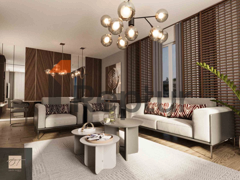 Modern apartments with green landscapes in the European part of Istanbul