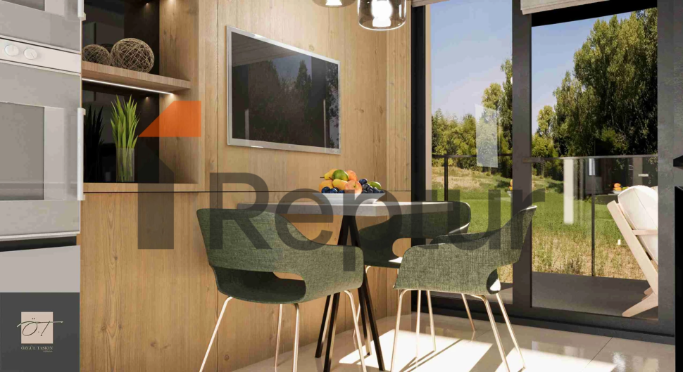 Modern apartments with green landscapes in the European part of Istanbul