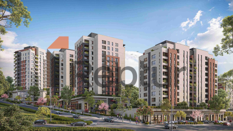 Modern apartments with green landscapes in the European part of Istanbul