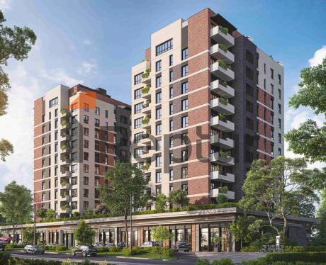 Modern apartments with green landscapes in the European part of Istanbul