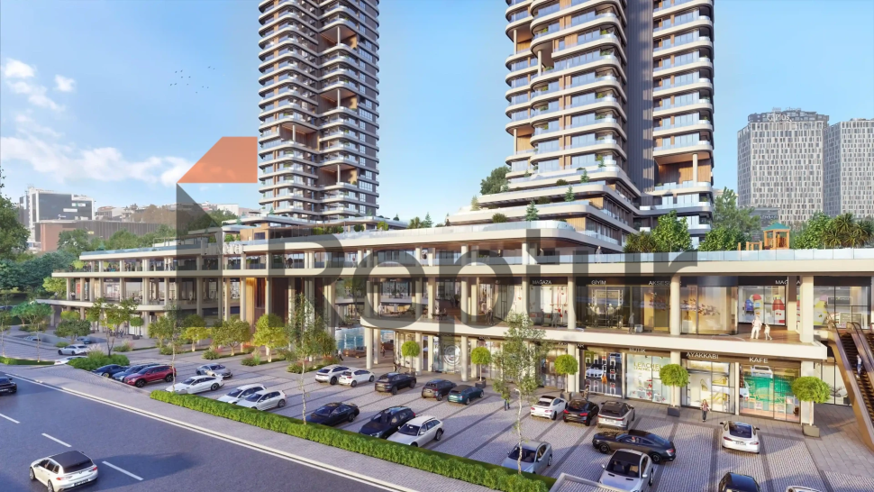 Residential complex in the city center with convenient transport accessibility