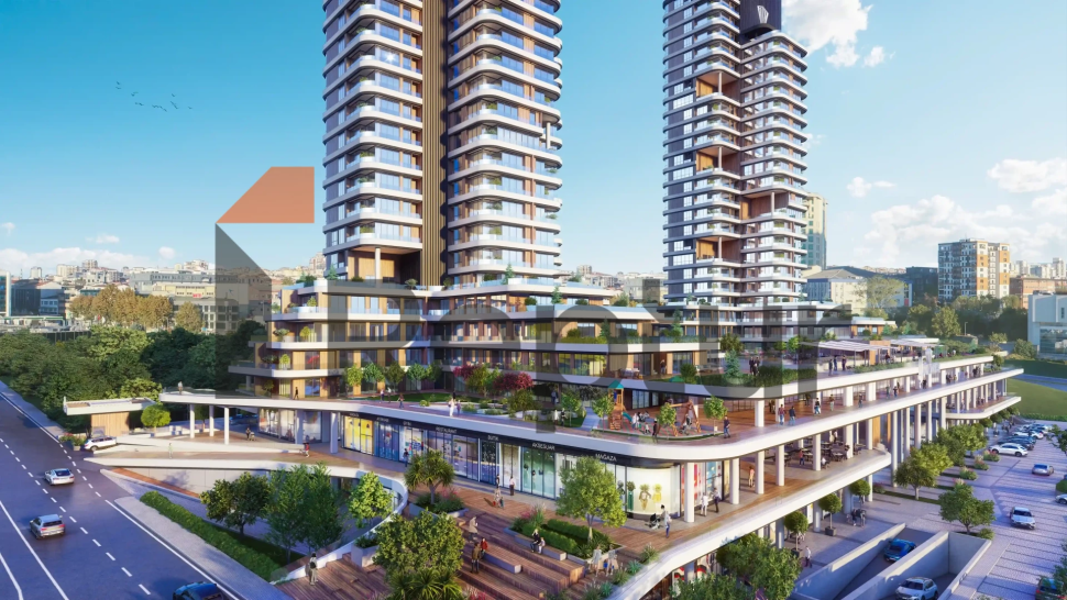 Residential complex in the city center with convenient transport accessibility