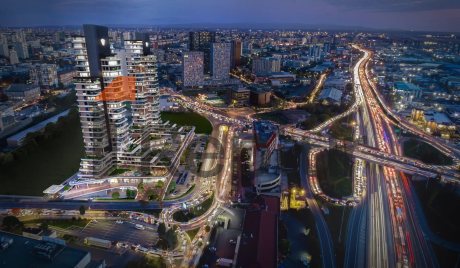 Residential complex in the city center with convenient transport accessibility