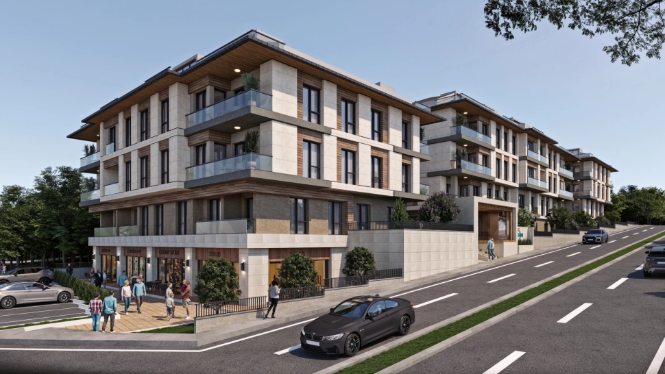 Investment project under construction in Beylikduzu district