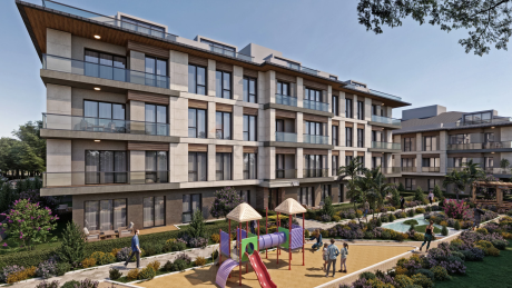 Investment project under construction in Beylikduzu district